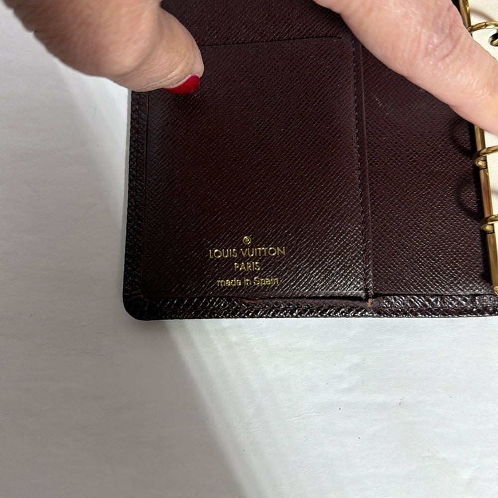 Authentic Louis Vuitton agenda in brown leather - project piece - Picture 11 of 12